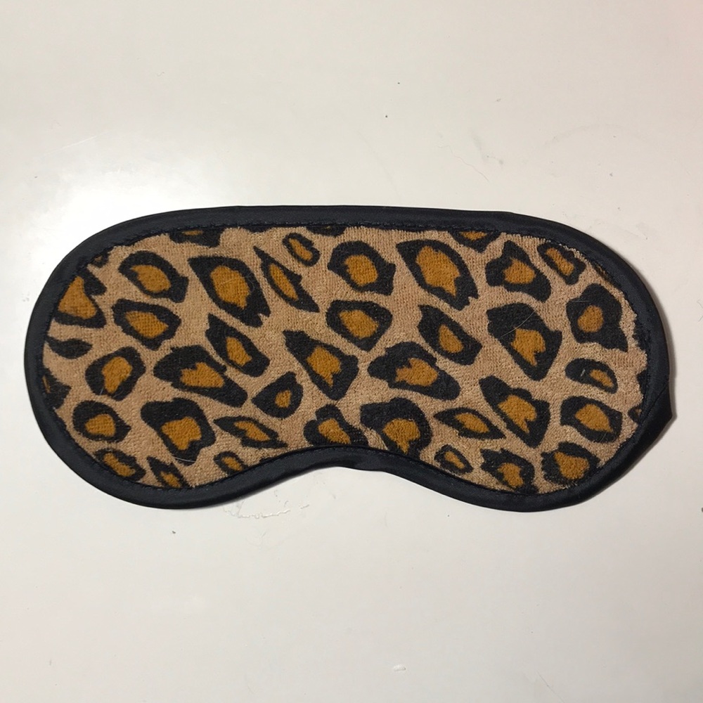 Leopard print sleep mask